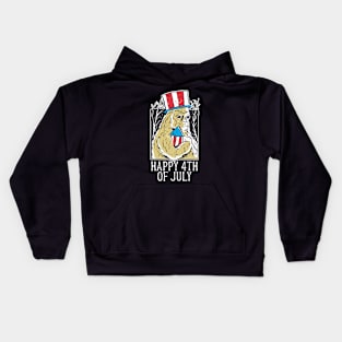 Happy 4th of july Kids Hoodie